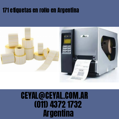 171 etiquetas en rollo en Argentina