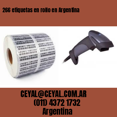 266 etiquetas en rollo en Argentina