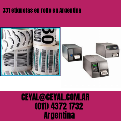 331 etiquetas en rollo en Argentina