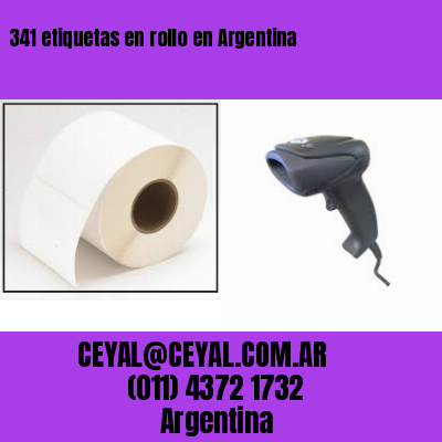 341 etiquetas en rollo en Argentina