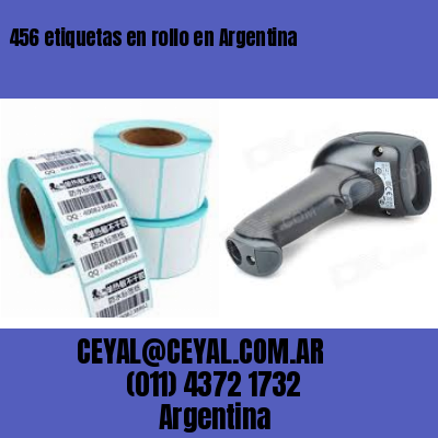 456 etiquetas en rollo en Argentina