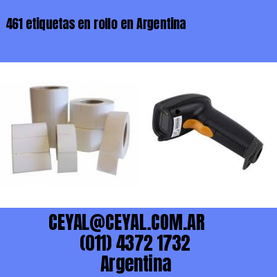 461 etiquetas en rollo en Argentina