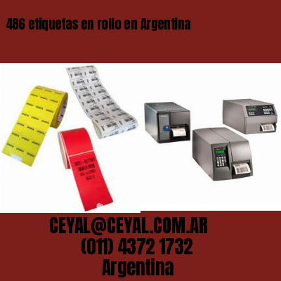 486 etiquetas en rollo en Argentina
