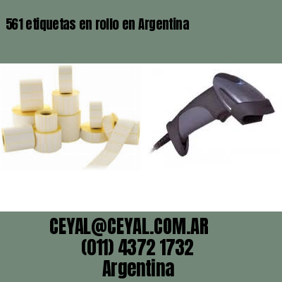 561 etiquetas en rollo en Argentina