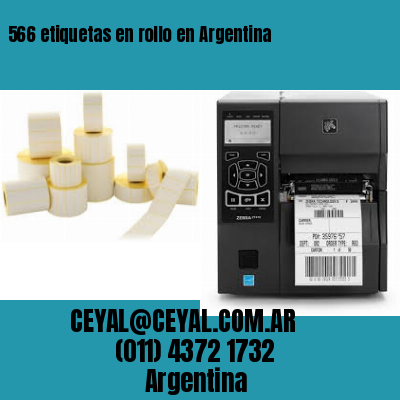566 etiquetas en rollo en Argentina