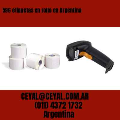 596 etiquetas en rollo en Argentina