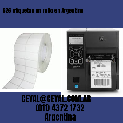 626 etiquetas en rollo en Argentina