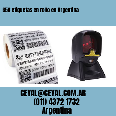 656 etiquetas en rollo en Argentina