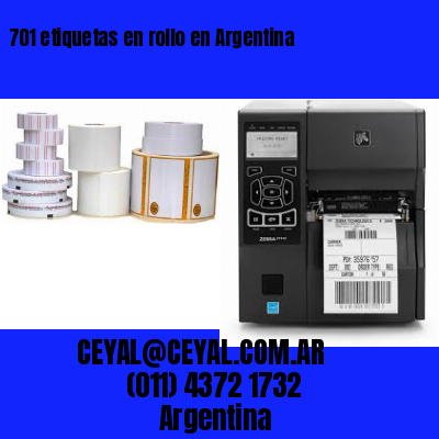 701 etiquetas en rollo en Argentina