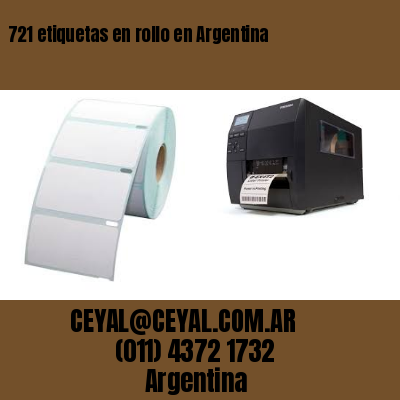 721 etiquetas en rollo en Argentina