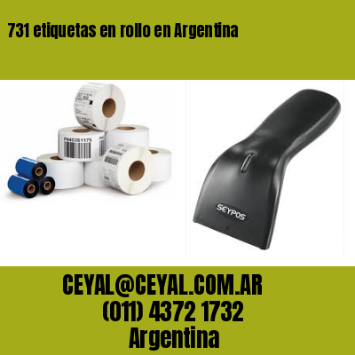 731 etiquetas en rollo en Argentina