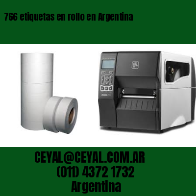 766 etiquetas en rollo en Argentina