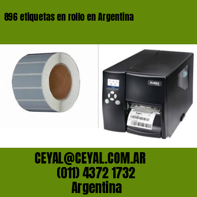 896 etiquetas en rollo en Argentina