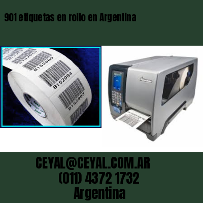 901 etiquetas en rollo en Argentina