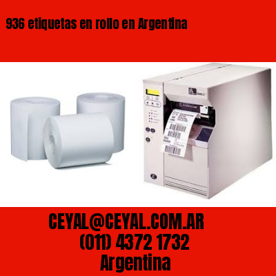 936 etiquetas en rollo en Argentina