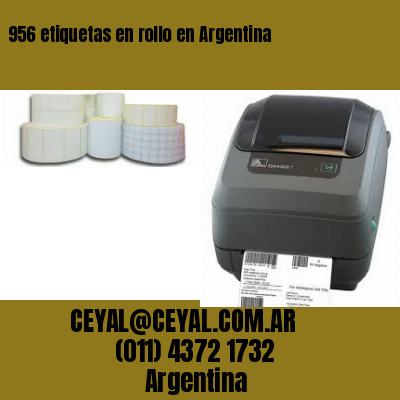 956 etiquetas en rollo en Argentina