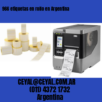 966 etiquetas en rollo en Argentina