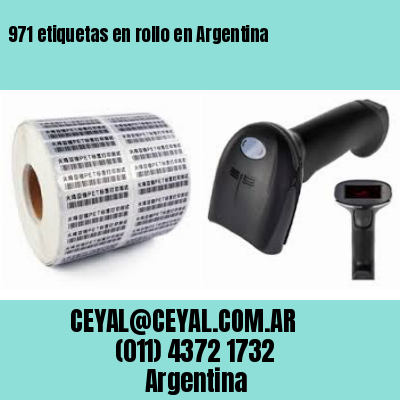 971 etiquetas en rollo en Argentina