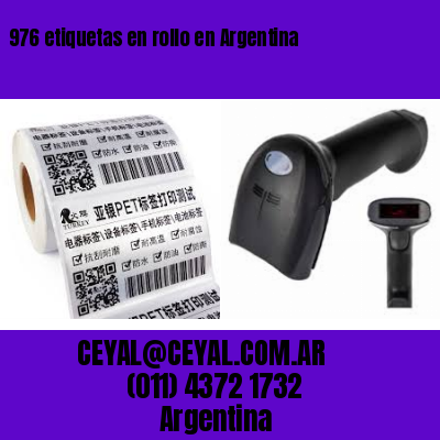 976 etiquetas en rollo en Argentina