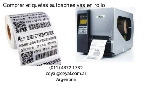 Comprar etiquetas autoadhesivas en rollo