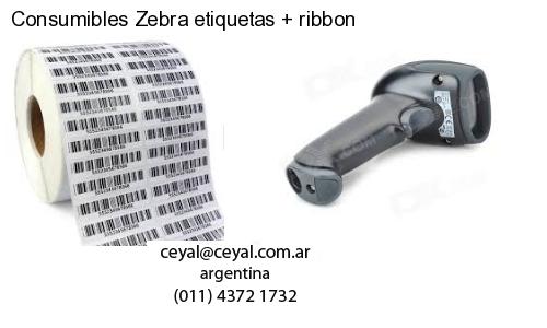 Consumibles Zebra etiquetas   ribbon