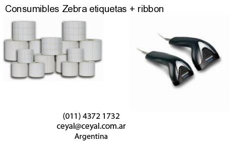 Consumibles Zebra etiquetas   ribbon