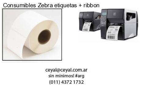 Consumibles Zebra etiquetas   ribbon