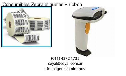 Consumibles Zebra etiquetas   ribbon