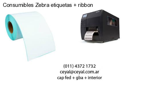 Consumibles Zebra etiquetas   ribbon