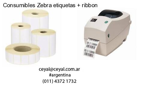 Consumibles Zebra etiquetas   ribbon