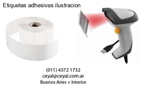 Etiquetas adhesivas ilustracion