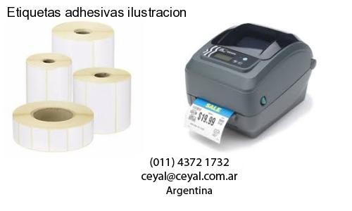 Etiquetas adhesivas ilustracion