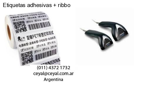 Etiquetas adhesivas   ribbo