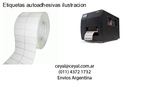 Etiquetas autoadhesivas ilustracion