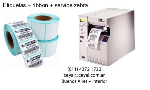 Etiquetas   ribbon   service zebra