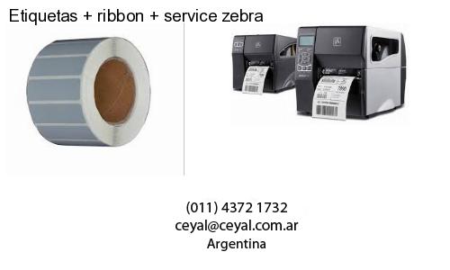 Etiquetas   ribbon   service zebra