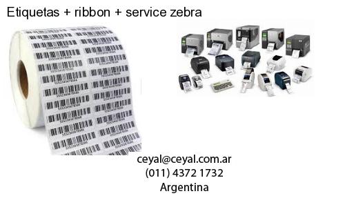 Etiquetas   ribbon   service zebra