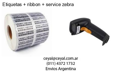 Etiquetas   ribbon   service zebra