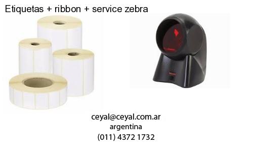 Etiquetas   ribbon   service zebra