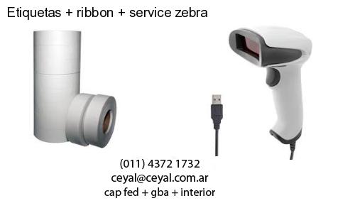 Etiquetas   ribbon   service zebra