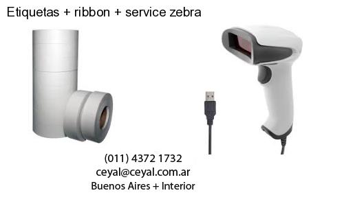 Etiquetas   ribbon   service zebra