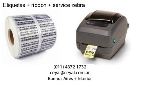 Etiquetas   ribbon   service zebra