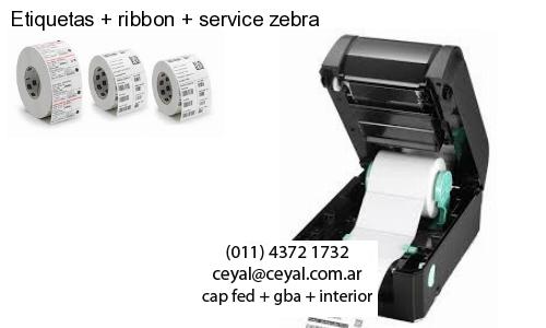 Etiquetas   ribbon   service zebra