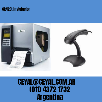 Gk420t instalacion