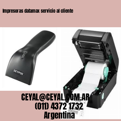 Impresoras datamax servicio al cliente