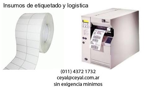 Insumos de etiquetado y logistica