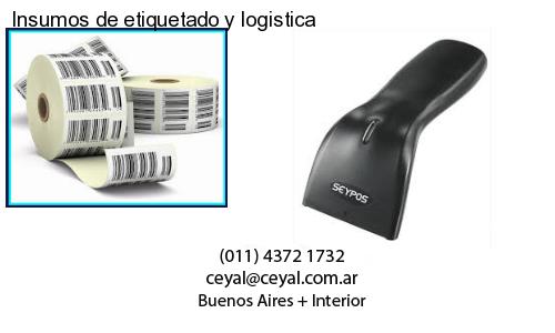 Insumos de etiquetado y logistica