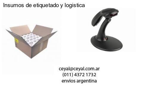 Insumos de etiquetado y logistica