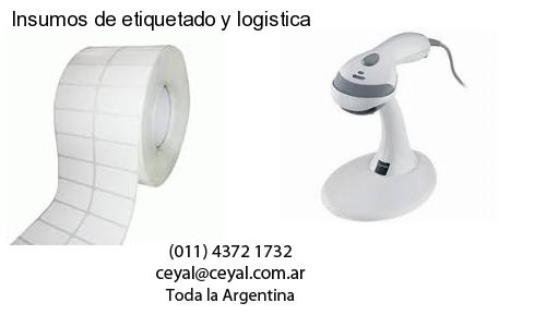 Insumos de etiquetado y logistica