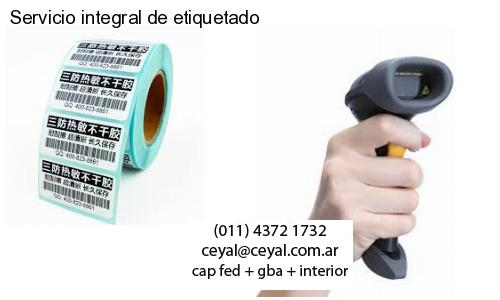 Servicio integral de etiquetado